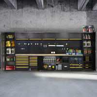 Armoire de rangement d'outils en acier laminé à froid robuste, personnalisable, OEM, capacité de charge de 1000 kg, design moderne européen