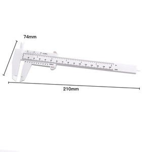 Regalo di promozione calza a nonio personalizzato in plastica 150mm in plastica digitale calibro calibro calibro in plastica Logo - Product Image 3