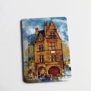 Magnete del frigorifero del frigorifero del metallo della latta del ricordo della città del paese di progettazione personalizzata promozionale - Product Image 2