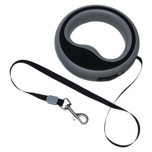 Laisse de chien rétractable automatique de luxe en nylon robuste de 2,5 m, réglable, pour vente en gros, accessoires pour chiens - Product Image 4