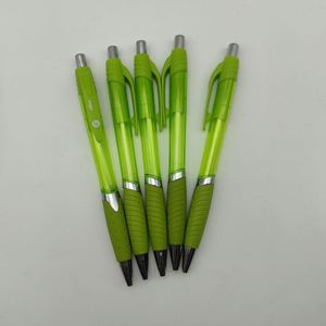 La elegante varilla transparente deprime el bolígrafo, empuñadura de goma de felpa, presiona el bolígrafo de plástico y imprime el LOGOTIPO sin problemas - Product Image 6