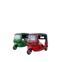 Twee-rijige elektrische tuktuk met 2000W motor, 6 passagiers, 50 km/u, buitenvering, binnenhydraulische schokdemper, elektrische passagiersdriewieler
