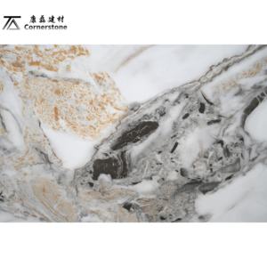 מודרני גדול שיש מלאכותי אבן sintered 1600 אבן הלוח * 3200*12 מ "מ מבריק לבן עבור אוכל ומסדרון הסיטונאי - Product Image 3