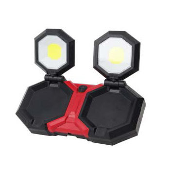 2000LM Type-C USB 350 Rotatable Rechargeable Folding Magnetic Dual-Head Work Light for Car Maintenance Home Improvement Camping