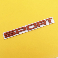 Autocollant Métallique 3D pour Coffre de Voiture, Emblème Sportif de Course, Logo Lettres, Badge Décoratif