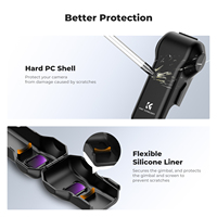 Estuche Protector a Prueba de Golpes K&F Concept Compatible con DJI Osmo Pocket 4/3, Carcasa Rígida de PC con 2 Ranuras Magnéticas para Filtros (ND/CPL)