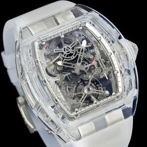 La nouvelle montre squelette transparente haut de gamme 5601 tendance avec réserve de marche à tourbillon pour montres mécaniques pour hommes - Product Image 2