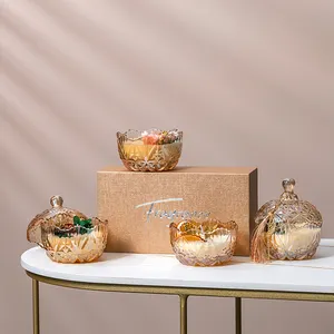 売れ筋の大豆ワックスキャンドルセット豪華ドライフラワー香りキャンドル家の装飾パーティーはラベンダーの香りを支持します