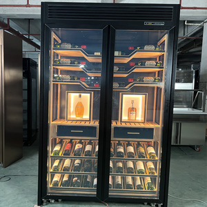 Réfrigérateur à <span class=keywords><strong>vin</strong></span> à double température, vitrine réfrigérée verticale pour boissons, pour restaurant, traiteur, bar, <span class=keywords><strong>cave</strong></span> à <span class=keywords><strong>vin</strong></span> - Product Image 6