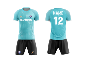 Gepersonaliseerd bedrukt voetbaltenue, ademend, sneldrogend, korte mouwen, sportuniform, aangepast teamontwerp voor wedstrijdtraining - Product Image 2