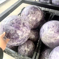 Offre Spéciale boules de cristal de quartz d'améthyste naturelle de grande taille pour la décoration de fengshui