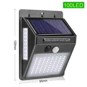 Đèn LED 100 Năng Lượng Mặt Trời, Đèn Năng Lượng Mặt Trời Ngoài Trời, Đèn Tường Cảm Biến Chuyển Động PIR, Chống Nước, Dùng Năng Lượng Mặt Trời, Trang Trí Sân Vườn - Product Image 2