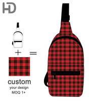 Sac à bandoulière personnalisé pour téléphone portable, petit sac de poitrine, impression par sublimation, sac messager unisexe, sac d'épaule, petit sac pour homme