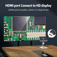 OEM Industrial Repair Tools 5MP 1080P 1200X Digital Zoom PC Compatible 7Inch Screen Electronic Microscope with Video Memory