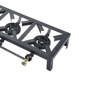 Estufa de hierro fundido de acero de ángulo caliente, estufa de <span class=keywords><strong>cocina</strong></span> de <span class=keywords><strong>Gas</strong></span> portátil extraíble Comercial de <span class=keywords><strong>4</strong></span> quemadores para acampar al aire libre, venta al por mayor - Product Image 5