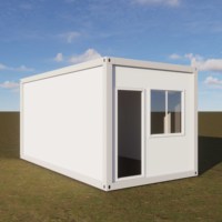 Maison conteneur préfabriquée modulaire portable démontable pour bureau, magasin, entrepôt, bâtiment extensible à assemblage rapide