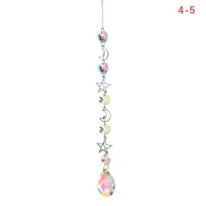 Wholesale High Quality Silver Sun Catcher Crystal Sun Catchers Hanging Suncatche For Decoration Fengshui