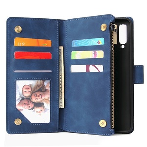 Portafoglio in pelle con cerniera <span class=keywords><strong>custodia</strong></span> magnetica in pelle Pu custodie per <span class=keywords><strong>cellulare</strong></span> borse per <span class=keywords><strong>Samsung</strong></span> A70 - Product Image 1