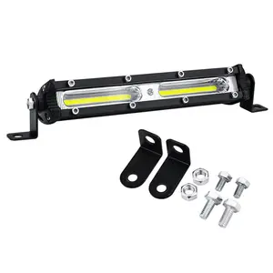7 Inch 18W Slim Car Work Light Bar Single-Row LED Floodlight Off-Road SUV Truck In 6000K White For Car Parts Accessories