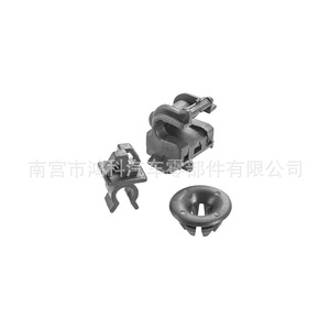 Honda Accord Civic Fit Odyssey Cable Clip 90602-S84-A01 <b>Plastic</b> C Shape Hood <b>Bracket</b> - Product Image 3