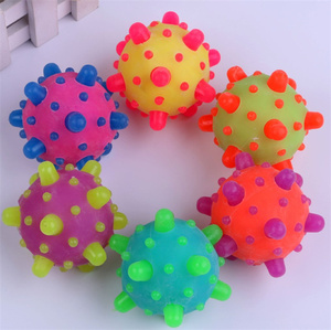 Pelota Deportiva Brillante de TPR con Diseño de Planeta Espacial, Juguete para Niños, Regalo Infantil - Product Image 5