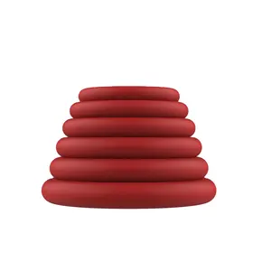 Factory Hot Sale 3 Sizes Soft Stretchy Silicone Cock Ring Set for Men Longer Lasting Penis Ring Adult Sex Toys Games