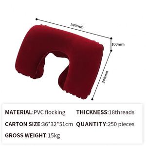 Factory Promotion Custom Head Toy Plush <b>Pillow</b> U-shaped <b>Neck</b> <b>Pillow</b> for Travel - Product Image 2
