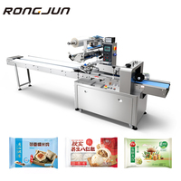 Machine d'emballage horizontale multifonctionnelle automatique pour sachets oreillers en papier/plastique, qualité alimentaire, pour biscuits, fournie directement par l'usine