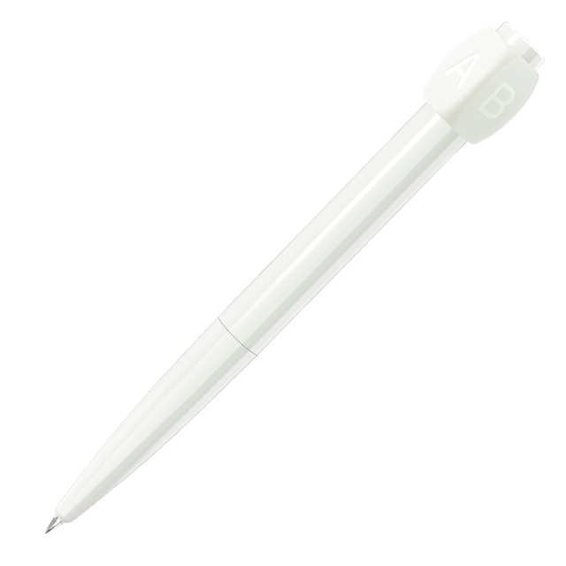 Wholesale Top Grade ABS Plastic Rotation Ball Pen 1.0mm Black Ink Smooth Writing Novelty Pen for Students