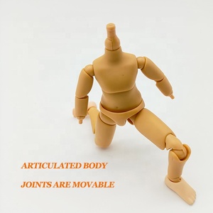 Figura de acción de articulación de plástico personalizable, <span class=keywords><strong>modelo</strong></span> de articulación móvil de cuerpo <span class=keywords><strong>desnudo</strong></span> masculino - Product Image 2