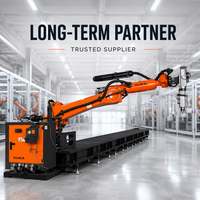 Robot de fraisage KUKA KR210 R2700 personnalisable, machine CNC à 7 axes avec option de broche HITECO