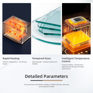 프로그래밍 가능한 고정밀 진공 건조 오븐 |   1년 동안 민감한 재료를 부드럽게 오염 없이 건조시킬 수 있습니다. - Product Image 6