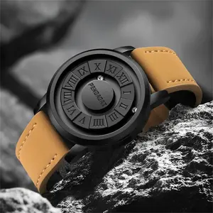 <span class=keywords><strong>Reloj</strong></span> de Lujo para Hombre PENGAGA 2025, Relojes de Pulsera de Cuarzo con Cuentas Deslizantes Creativas <span class=keywords><strong>LIGE</strong></span>, Relojes Magnéticos a Prueba de Agua para Hombre - Product Image 2
