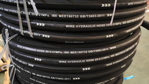 Blince High Temperature High Hose SAE100 R1 R2 Steel Wire Reinforced <b>Hot</b> Sale Excavator High Hydraulic Hose - Product Image 2