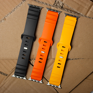 Cinturino in gomma 2025 nuovo lusso comodo FKM fluoro per <span class=keywords><strong>Apple</strong></span> <span class=keywords><strong>Watch</strong></span> 42mm 46mm Ultra 49mm 45mm <span class=keywords><strong>44mm</strong></span> - Product Image 4