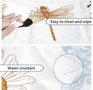 Custom <strong>Round</strong> Table Cloth Spring Summer Flower Elastic Edge Waterproof <strong>Wipeable</strong> Reusable <strong>Tablecloths</strong> for Picnic Kitchen - Product Image 5