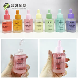 Özel etiket yüz Serum Vegan maddeler <span class=keywords><strong>C</strong></span> vitamini salyangoz hyaluronik asit niasinamid anti-kırışıklık koyu nokta cilt bakımı çıkarma - Product Image 3