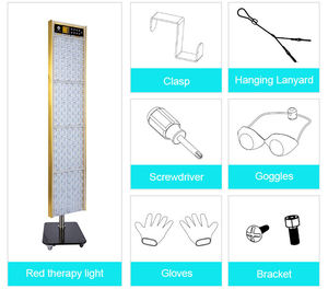 Panel terapi lampu LED mudah digunakan, untuk perangkat terapi kanan tubuh dengan gaya nyaman ruang Sauna - Product Image 5