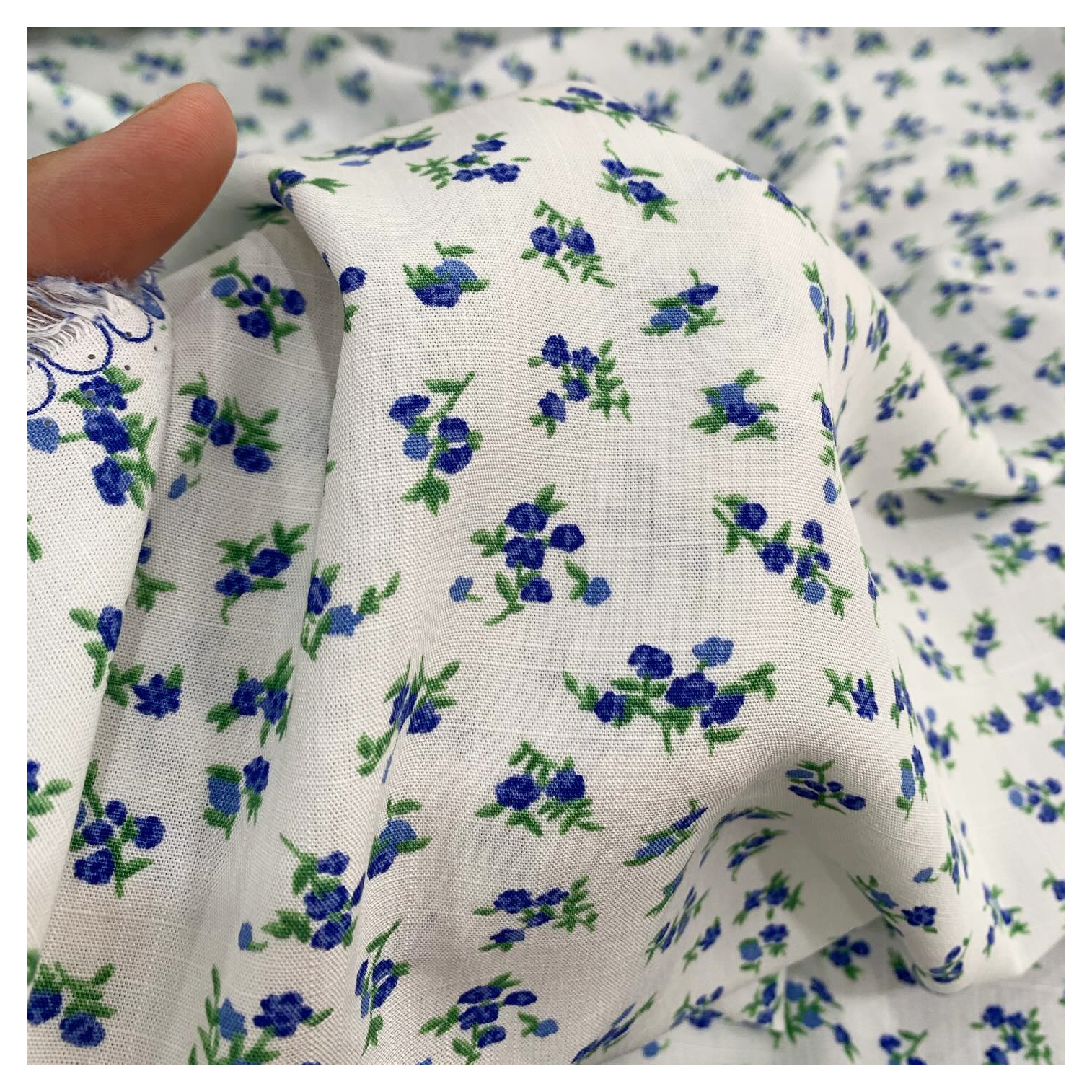130-140GSM 100 Rayon Slub Fabric Custom Printed Floral Viscose Rayon Challis Slub Rayon Print Fabric For Dresses Shirts