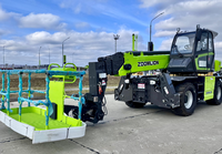 Chariot télescopique rotatif ZTH4525R à 360 degrés, chariot élévateur télescopique, plateforme de travail, prix compétitif
