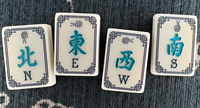 Jeu de tuiles de Mahjong américain Winslow 1920 au design classique, 160 pièces, luxe, écologique, durable, en acrylique vert marbré, pour le divertissement