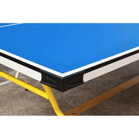 Table de ping-pong pliable et portable, modèle standard pour la maison, pour le loisir et l'entraînement, construction en MDF