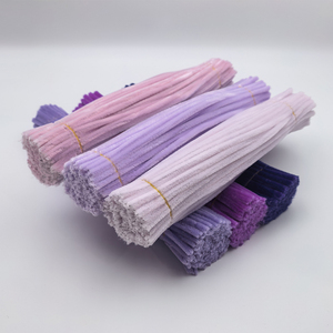55 màu sắc Chenille thân cây 100pcs limpia pipas mờ Gậy craftpastel tinsel Fluffy ống chất tẩy rửa thủ công quà tặng đồ chơi giáo dục - Product Image 1