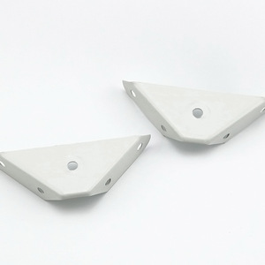 Soportes de Esquina para Gabinetes de Pared, Acero Laminado en Frío, Pintura Blanca, Herrajes Duraderos para Muebles de Baño - Product Image 2