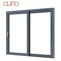 Ventana corredera de aleación de aluminio OUNA, doble insonorizada, impermeable, esmaltada, abierta Horizontal para dormitorio de Hotel