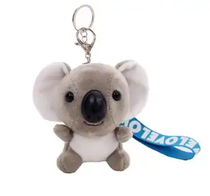 Promoção barata de pelúcia animal coala, chaveiro de pelúcia, brinquedo, koala, boneca, mini 10cm, bonito, personalizado, brinquedo de animal de pelúcia, koala
