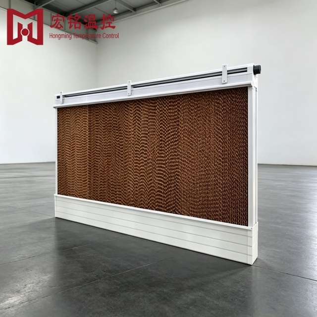 High Quality PVC Frame Cellulose Paper Honeycomb Evaporative Cooling Pad for Poultry Greenhouse Chicken air Cooling System