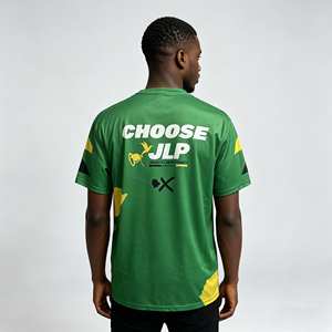 T-shirt de campagne personnalisé décontracté Warren Newby JLP Parti Labour Jamaïcain, en polyester à séchage rapide, vêtement politique pour les élections - Product Image 2