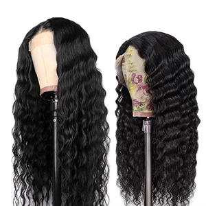 Pelucas de Cabello Humano Brasileño Virgen con Frente de Encaje HD, Proveedor de Pelucas de Cabello Humano con Frente de Encaje Transparente y Ondas Profundas - Product Image 4