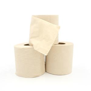<b>Paper</b> <b>Roll</b> Toilet Tissue Bamboo Customizable Oem Unbleached Bathroom Tissue - Product Image 1